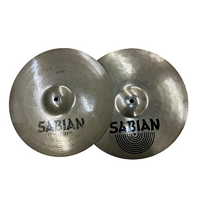 SABIAN Used SABIAN 14in AAX Stage Hi Hat Pair Cymbal