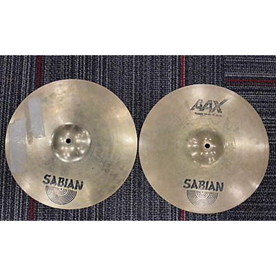 SABIAN Used SABIAN 14in AAX Stage Hi Hat Pair Cymbal