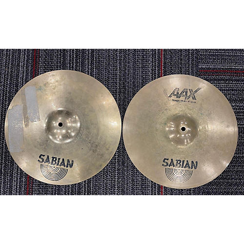 SABIAN Used SABIAN 14in AAX Stage Hi Hat Pair Cymbal 33