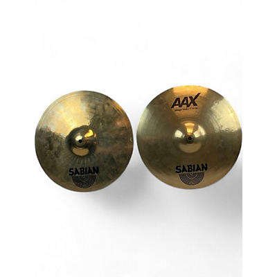 Used SABIAN 14in AAX Stage Hi Hat Pair Cymbal