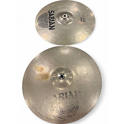 Used SABIAN 14in AAX Stage Hi Hat Pair Cymbal