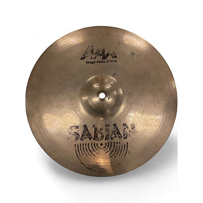 Used SABIAN 14in AAX Stage Hi Hat Pair Cymbal