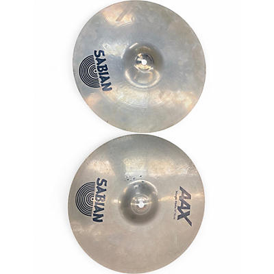 Used SABIAN 14in AAX Stage Hi Hat Pair Cymbal