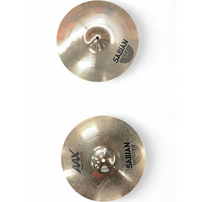 Used SABIAN 14in AAX Stage Hi Hat Pair Cymbal