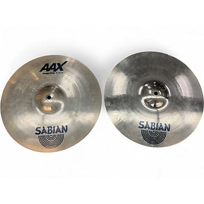 Used SABIAN 14in AAX Stage Hi Hat Pair Cymbal