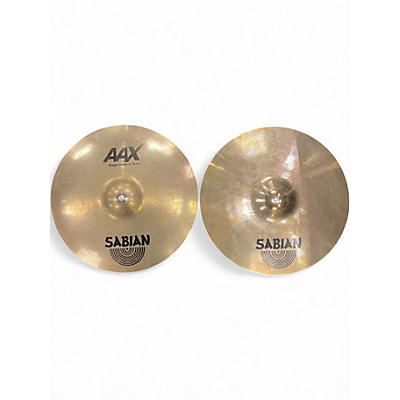 Used SABIAN 14in AAX Stage Hi Hat Pair Cymbal