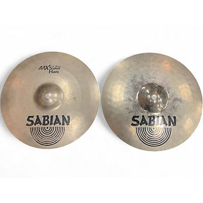 Used SABIAN 14in AAX Stage Hi Hat Pair Cymbal