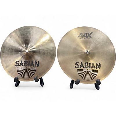 Used SABIAN 14in AAX Stage Hi Hat Pair Cymbal