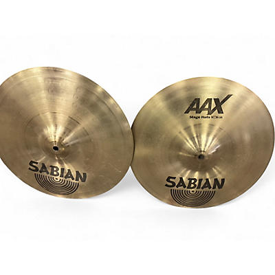 Used SABIAN 14in AAX Stage Hi Hat Pair Cymbal
