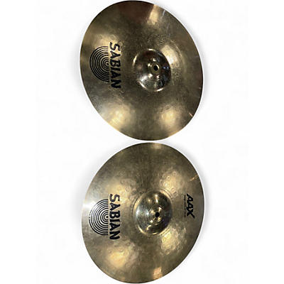 Used SABIAN 14in AAX Stage Hi Hat Pair Cymbal