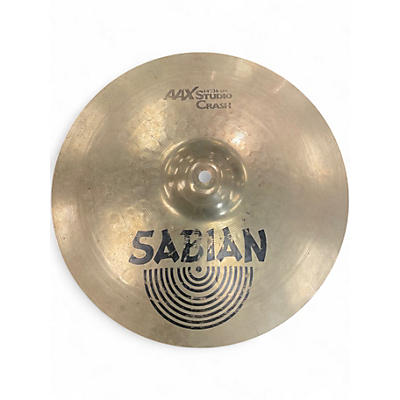 Used SABIAN 14in AAX Studio Crash  Cymbal