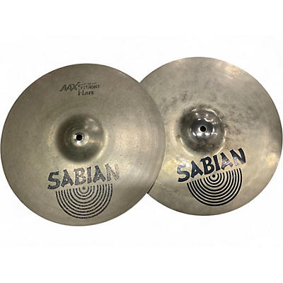 Used SABIAN 14in AAX Studio Hi Hat Pair Cymbal