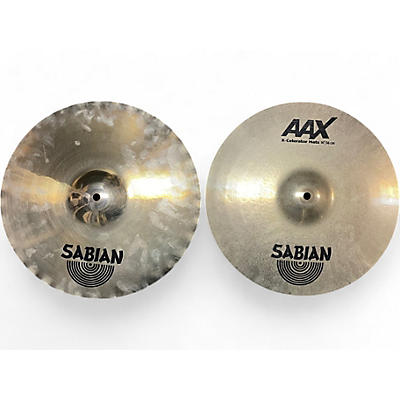 SABIAN Used SABIAN 14in AAX X Celerator Hi Hat Pair Cymbal