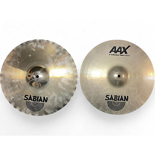 SABIAN Used SABIAN 14in AAX X Celerator Hi Hat Pair Cymbal 33