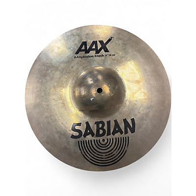 Used SABIAN 14in AAX Xplosion Crash Cymbal