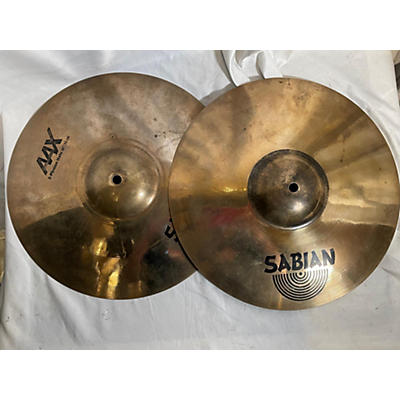 SABIAN Used SABIAN 14in AAX Xplosion Hi Hat Pair Cymbal