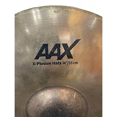 Used SABIAN 14in AAX Xplosion Hi Hat Pair Cymbal