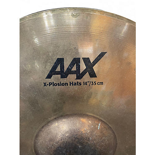 Used SABIAN 14in AAX Xplosion Hi Hat Pair Cymbal 33
