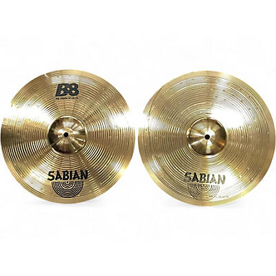 Used SABIAN 14in B8 14" Hi Hat pair Cymbal