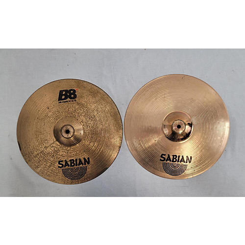 SABIAN Used SABIAN 14in B8 Hi Hat Pair Cymbal 33