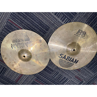 SABIAN Used SABIAN 14in B8 Hi Hat Pair Cymbal