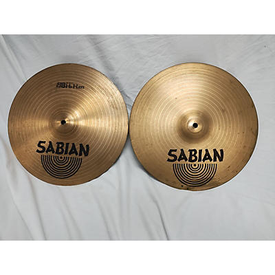 SABIAN Used SABIAN 14in B8 Hi Hat Pair Cymbal