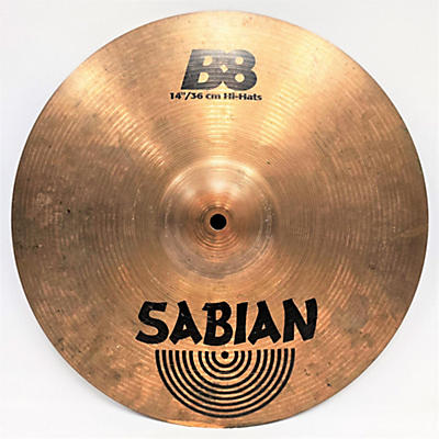 SABIAN Used SABIAN 14in B8 Hi Hat Pair Cymbal