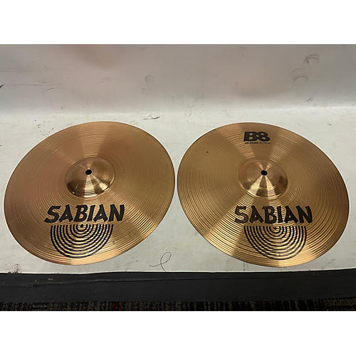 SABIAN Used SABIAN 14in B8 Hi Hat Pair Cymbal 33