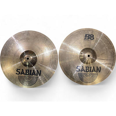 SABIAN Used SABIAN 14in B8 Hi Hat Pair Cymbal