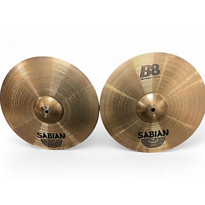 SABIAN Used SABIAN 14in B8 Hi Hat Pair Cymbal