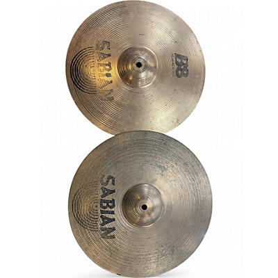 Used SABIAN 14in B8 Hi Hat Pair Cymbal