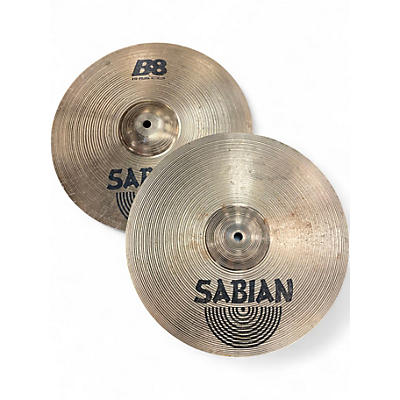 Used SABIAN 14in B8 Hi Hat Pair Cymbal