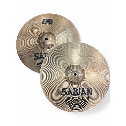 Used SABIAN 14in B8 Hi Hat Pair Cymbal 33