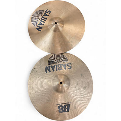 Used SABIAN 14in B8 Hi Hat Pair Cymbal