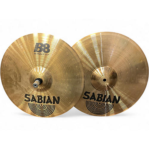 Used SABIAN 14in B8 Hi Hat Pair Cymbal 33