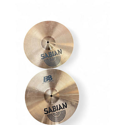 Used SABIAN 14in B8 Hi Hat Pair Cymbal