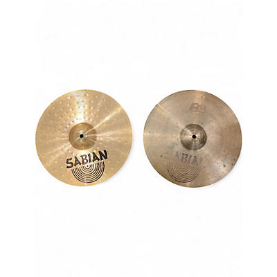 Used SABIAN 14in B8 Hi Hat Pair Cymbal
