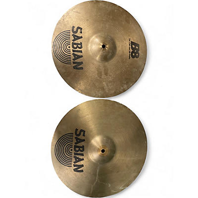 Used SABIAN 14in B8 Hi Hat Pair Cymbal