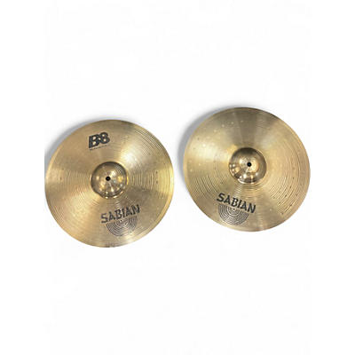 Used SABIAN 14in B8 Hi Hat Pair Cymbal