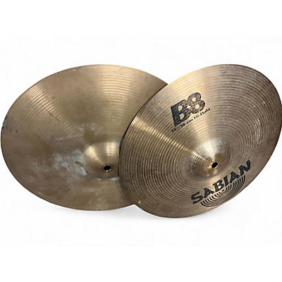 Used SABIAN 14in B8 Hi Hat Pair Cymbal