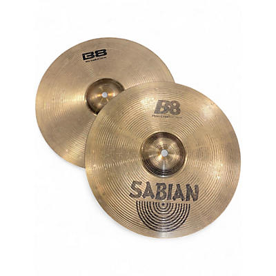 Used SABIAN 14in B8 Hi Hat Pair Cymbal
