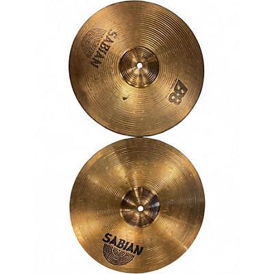 Used SABIAN 14in B8 Hi Hat Pair Cymbal
