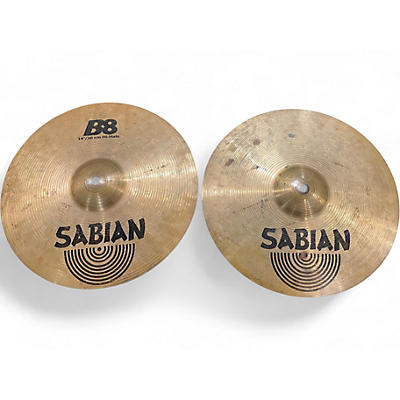 Used SABIAN 14in B8 Hi Hat Pair Cymbal