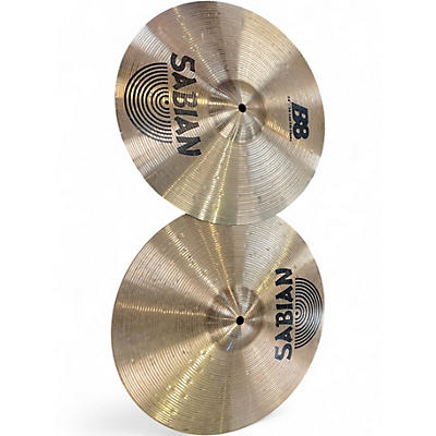 Used SABIAN 14in B8 Hi Hat Pair Cymbal