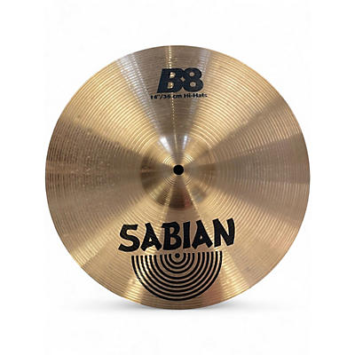 Used SABIAN 14in B8 Hi Hat Pair Cymbal