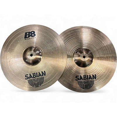 Used SABIAN 14in B8 Hi Hat Pair Cymbal