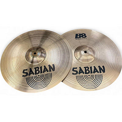 Used SABIAN 14in B8 Hi Hat Pair Cymbal