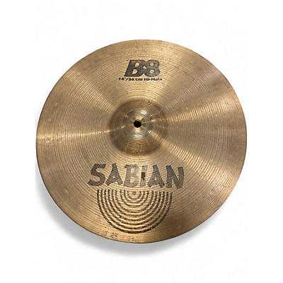 Used SABIAN 14in B8 Hi Hat Pair Cymbal
