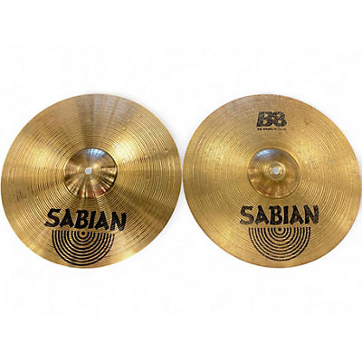Used SABIAN 14in B8 Hi Hat Pair Cymbal