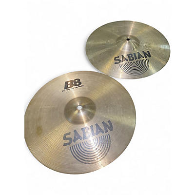 Used SABIAN 14in B8 Hi Hat Pair Cymbal